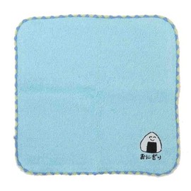 Oekaki-san (Mini Towel) One Point Embroidery Handkerchief Towel / Rice Ball