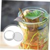 BESPORTBLE 3sets 86mm Stainless Steel Sprouting Lids Wide Mouth Mason