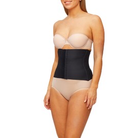 Nancy Ganz Women's Body Id Waist Cincher, Black, Size 14/Large