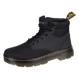 Dr. Martens, Unisex Rakim 6 Tie Boot, Black Extra Tough 50/50+Ajax, 10 US Women/9 US Men