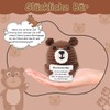 Lucktao Pocket Hug Happy Bear, Creative Knitting Wool Bear Doll,