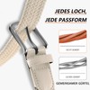 LAKIDAY Braided Fabric Belt Elastic Stretch Belt for Men and