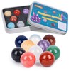 HAKACC Pack of 10 Marbles for Children, 16 mm Colourful