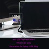 Laysinly Acrylic Dry Erase Board with Light up Stand, 11.81"