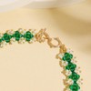 Firstmeet Gorgeous Handmade Glass Beads Choker Necklace Vintage Bohemian Court-style