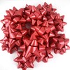 Worlds Red Confetti Gift Bows Star Gift Bows for Christmas