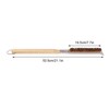 Pizza Oven Brush with Scraper Detachable Wooden Handle Coconut Fiber