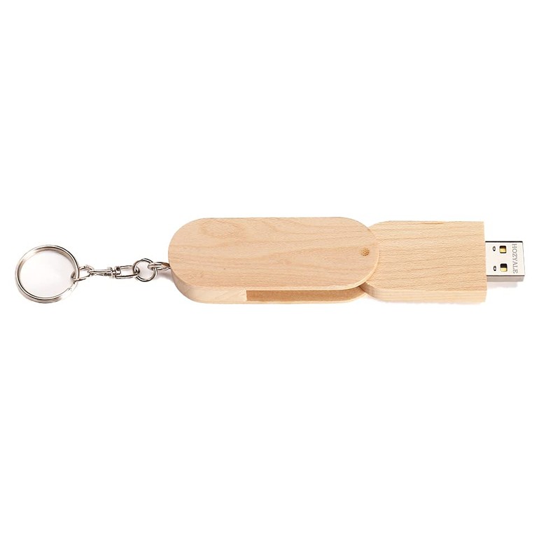 HOZYALE USB Stick Wooden USB 2.0 Flash Drive 64 GB