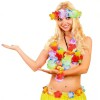 Conjunto De Traje De Danza Hula Hawaiana Amarilla De 8