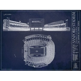 Ballpark Blueprints Sanford Stadium