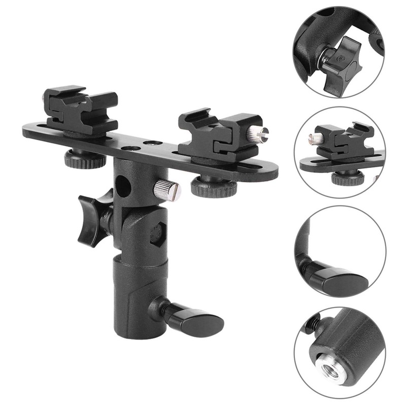Kuuleyn Flash Mount, Flash Rail, Hot Shoe Flash Stand Umbrella