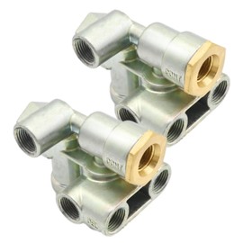 Hoypeyfiy 2Pcs 110500 Trailer Spring Brake Control Valve, Replacement for Sealco Parking Brake Control Valve, Replaces 110500X 170.110500 065438 51131