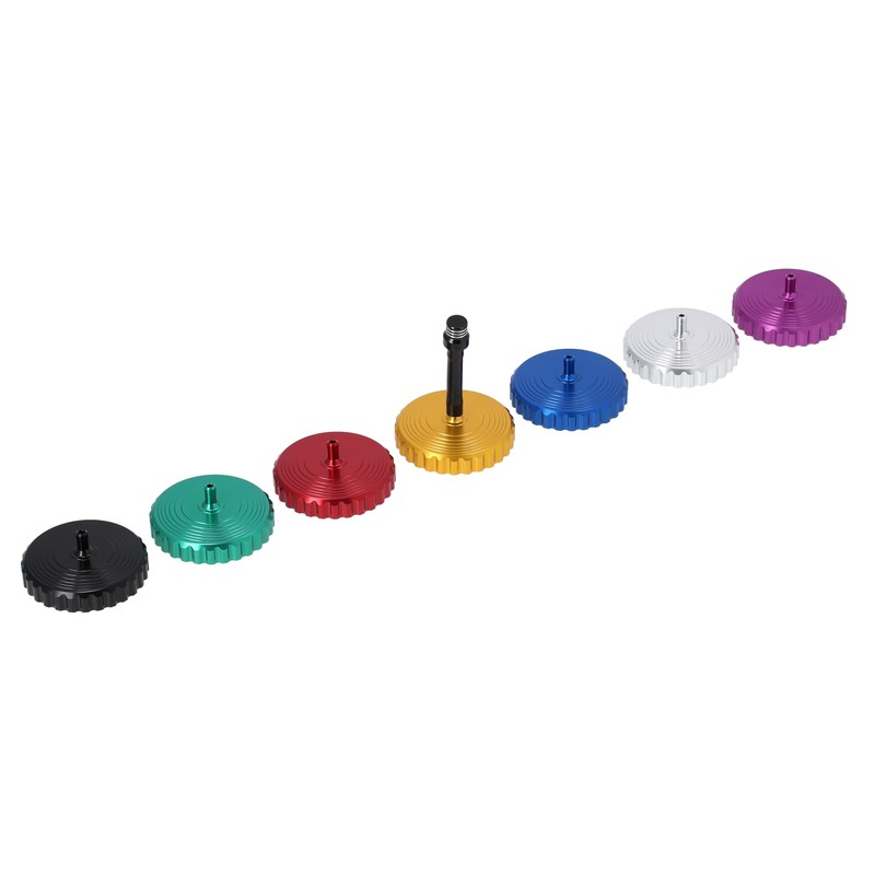 CNC Fuel Cap with Vent "Sport Look" Blue - for