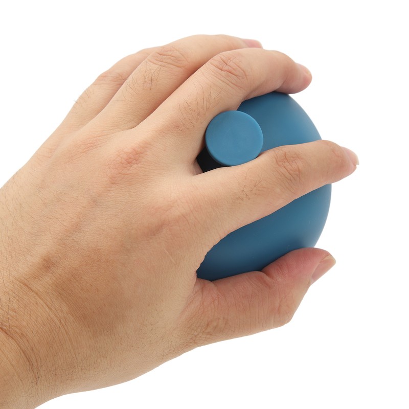 Blue Silicone Palm Chest Percussion Cup Pressure Drum Massage Chest