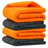 Towelogy Multipurpose Microfibre Car Cleaning Cloths Edgeless for Auto Finishing