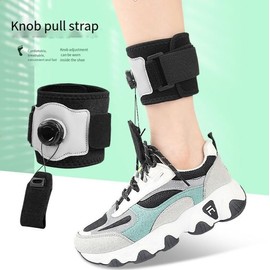 Fyearfly Foot Lift Weakness Orthosis, Foot Up Orthosis, Foot Orthosis for Foot Lifter Weakness, Foot Lifter Support Brace, Adjustable Tight Ankle Lifting Strap for Day and Night Use, Black