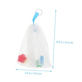 FOMIYES 2sets Multi-purpose Soap Net for Bubbles Sturdy Foaming Bag for Facial Household Soap Promotes Longevity 2pcs*2
