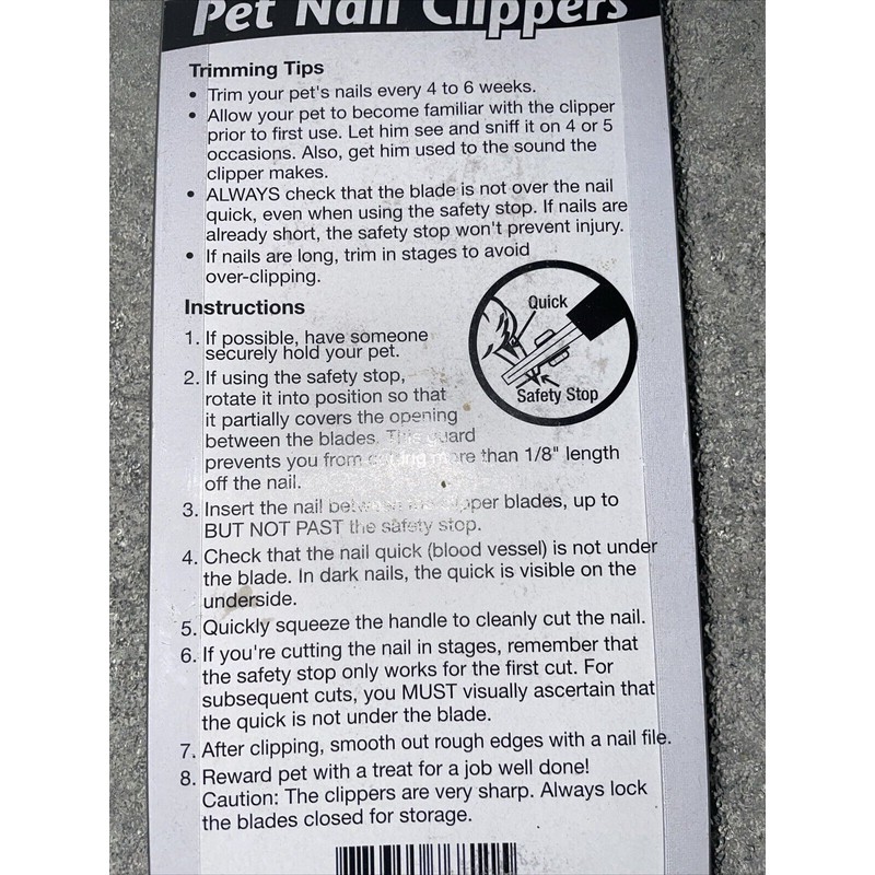 Epica Professional Pet Nail Clipper Trimmer large Size Stainless Steel