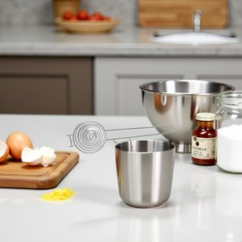 Stainless Steel Egg Separator,Yolk White Separator Tool, Food Grade Stainless Steel Egg Divider Egg Sieve Egg Extractor, Kitchen Gadget Cooking Baking Tool, Dishwasher Safe Specialty Tools and Gadgets