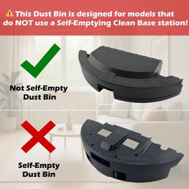 Goodsby Replacement Dirt Dust Bin for Shark AI Ultra Robot Vacuum Cleaner RV2402WD RV2402WXUS RV2600WD RV2610WD RV2610WFUS RV2610WZUS RV2620WD RV2620WFUS RV2620WZUS UR2450WD