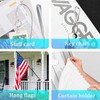 Bxian 100PCS 25mm Silver 304 Stainless Steel Metal Spring Hook