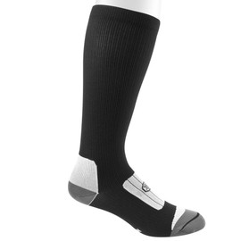 AERO|TECH|DESIGNS | Compression Socks | 12 Inch Mid-Calf Length | Adult Unisex | Medium | Black