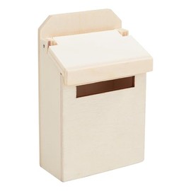 VBS Lars Miniature Hanging Letter Box, Metal, Wall Mounted, Vintage Style, 12.7 x 7.6 x 4.5 cm, Letter Box, Retro Look, Nostalgic Decoration, Decorative Mini Letter Box, Wire Mesh Design