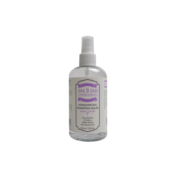 OAK & SAGE Homeopathic Cramping Relief - Unscented - 8oz