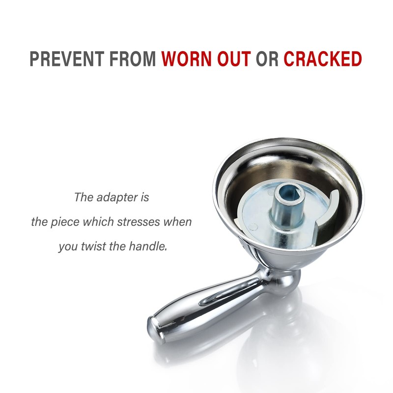 1222 Replacement Cartridge with 116653 Handle Adapter Kit for Moen,