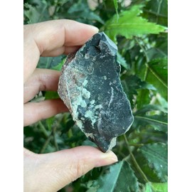 GAF TREASURES Large Raw Bloodstone, Natural Bloodstone, Natural Rough Bloodstone, Bloodstone Rough, Bloodstone Rock (Bloodstone, 1 Piece)