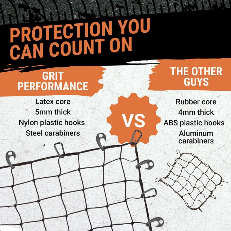 Grit Performance Cargo Net for SUV - 3 x 4