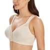 Lemorosy Women's Comfort Strong Hold Front Closure Back Support Unpadded