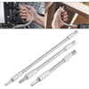 HOHXEN 3-Piece 30CM Flexible Socket Extension Bar Set, 1/4" Drive,