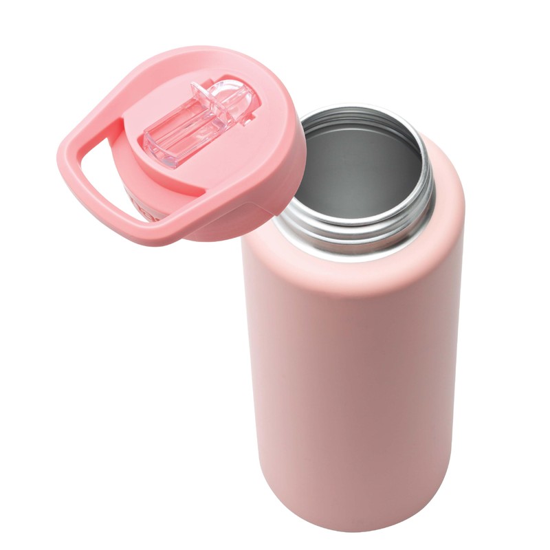 Smash Stainless Steel Reusable 1 litre water bottle - Peach