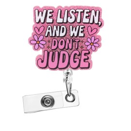 Nurse Badge Reel, Funny and Cute Worker Badge Holder with Retractable Clip, Retractable ID Card Holder with Alligator Clip for Nurses, Teachers, Students