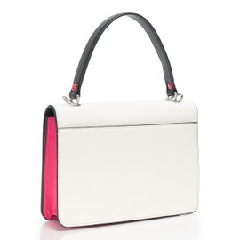 Karl Lagerfeld Paris Simone Logo Crossbody, White/Multi