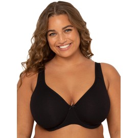 Fruit of the Loom womens Ft813 Full Coverage Bra, Black Hue, 38DD US