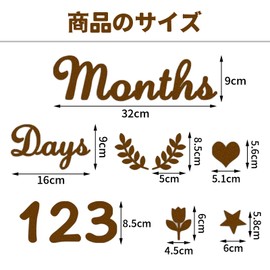 DELUXEFOX Hundreds of Day Decorations Letter Banners (20 Pcs) 100 Day Decorations Non-woven Birthday Photo Props 100th Celebration Photo Props Growth Record Props Birthday Decoration Supplies