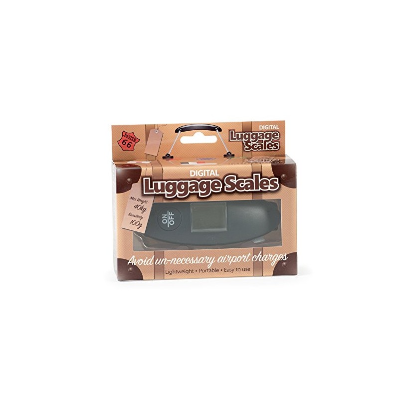 Funtime Digital Luggage Scale, 10 cm, Black