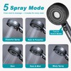 5-Mode High Pressure RV Handheld Shower Head with Filter