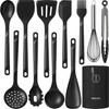 Silicone Cooking Utensils Set - 600°F Heat Resistant, Nonstick Kitchen