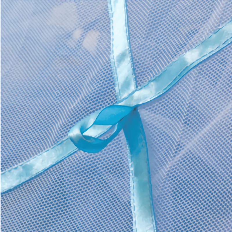 Eimilaly Lace Bed Canopy Mosquito Netting with Warm Lights, Princess