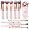 Kabuki Makeup Brush Set - Foundation Powder Blush Concealer Contour