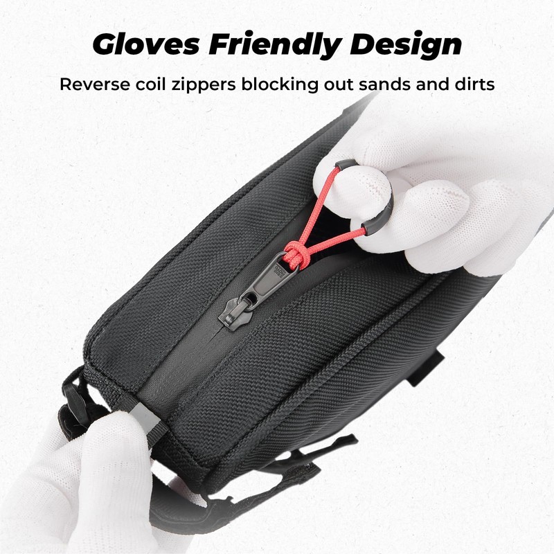 KEMIMOTO UTV Roll Bar Triangle Storage Bag, Water Resistant Universal