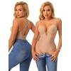 Joyshaper Bodysuit Shapewear for Women Deep Neckline Shapewear Bodysuit Tummy