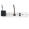 Innovera IVR71652 Surge Protector, 6 Outlets, 4' Cord, 540 J,