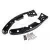 Unbranded Gloss Black Rear Fender Support Brackets For Harley 09-13
