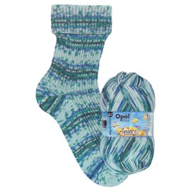 Opal 4-Ply Sock Yarn, Aquarell Collection (11535 - Ocean Fantasy)