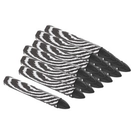 PATIKIL Lumber Marking Crayons, 18 Pack 4"x0.55" Hex Wax Tire Marker Crayons Black