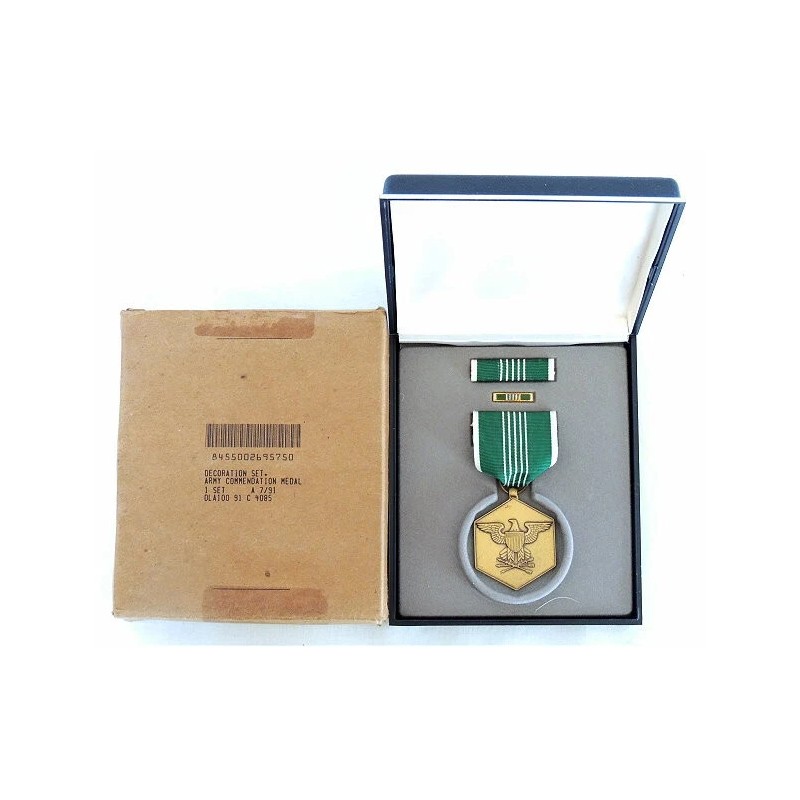 US Army Commendation Medal with Original Presentation Box & Packing